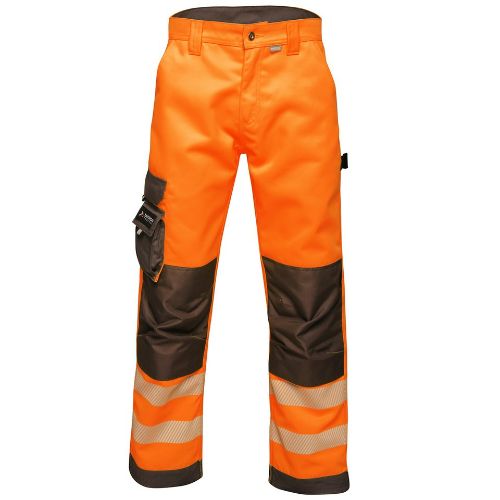 Tactical Threads Tactical Hi-Vis Trousers Orange/ Grey